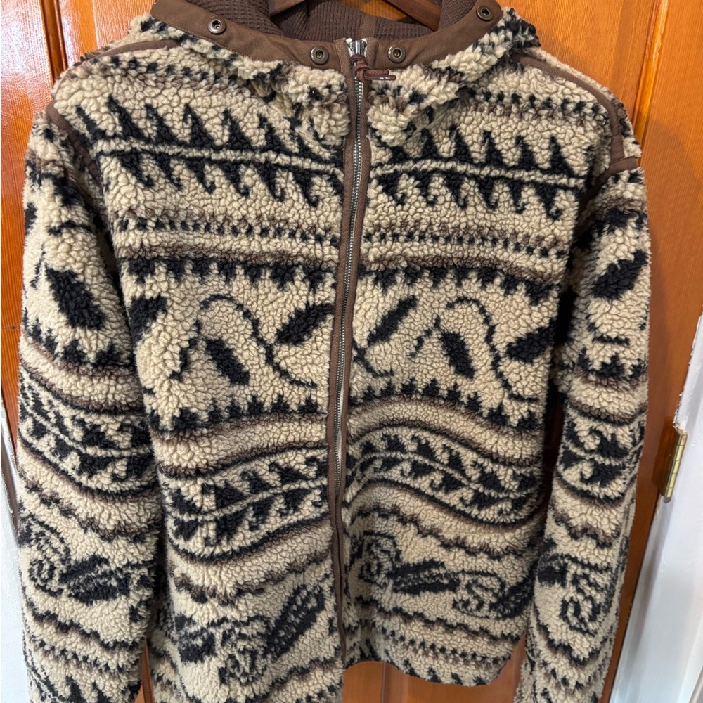 RRL Fleece Sherpa Hoodie